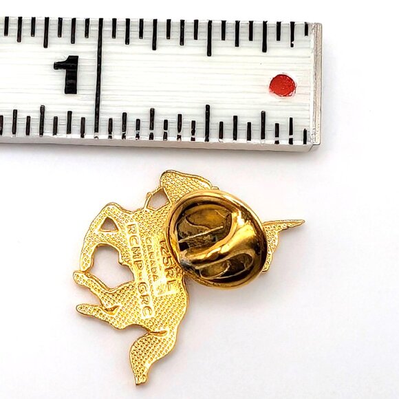 Vintage Enamel RCMP GRC Royal Canadian Mounted Police Brooch Pin Souvenir - Picture 11 of 11